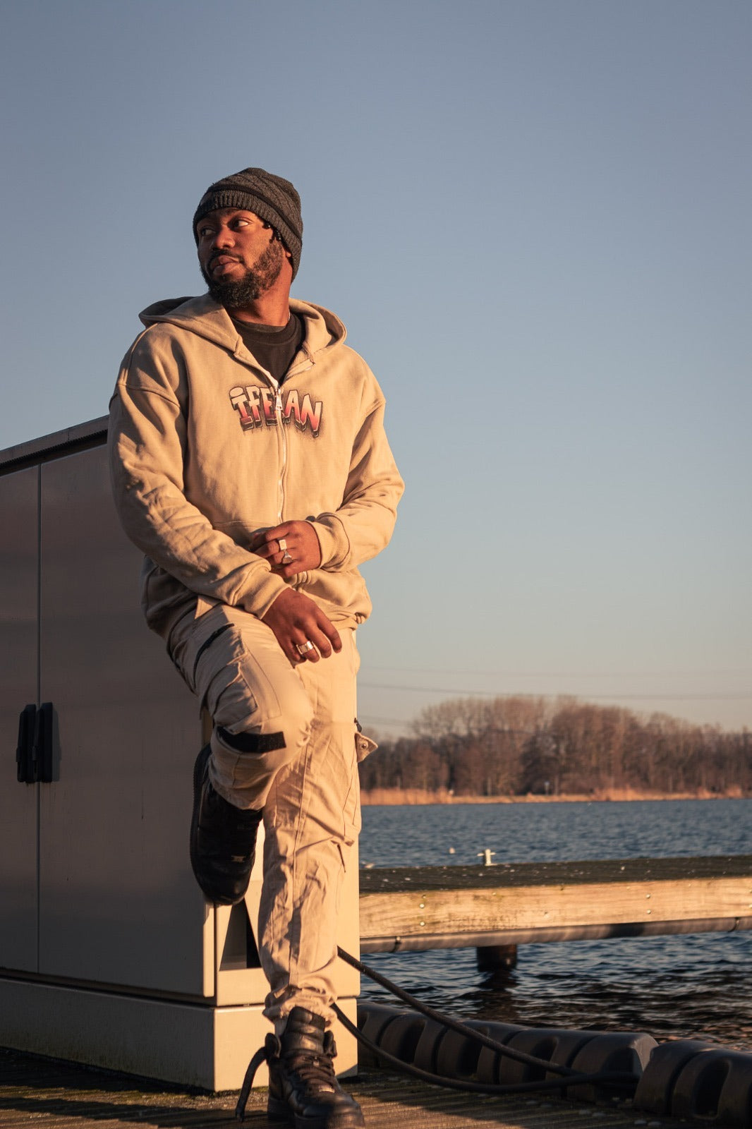 Hiding in plainsight Zipper-up hoodie